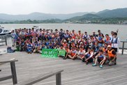 “第7回 マリンクリーン活動　in 浜名湖”に参加した社員一同