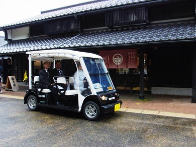 輪島商工会議所による実証実験の様子(石川県輪島市)