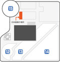 日本画展示位置（コミュニケーションプラザ館内図）