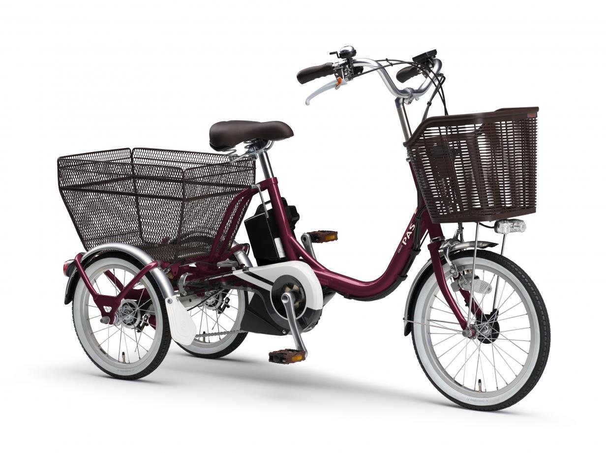 三輪電動アシスト自転車「PASワゴン」2024年モデルを発売～コンパクト 